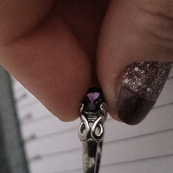 SS amethyst ring - Picture 4 of 4